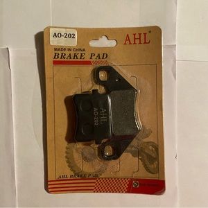 -AHL Rear Brake Pad AO-202 for Go Karts Quad 4 Wheeler